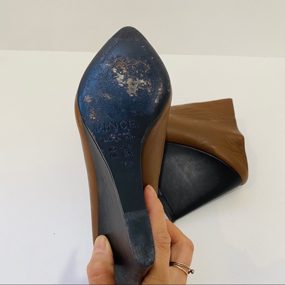 Vince leather wedge - Picture 4 of 8